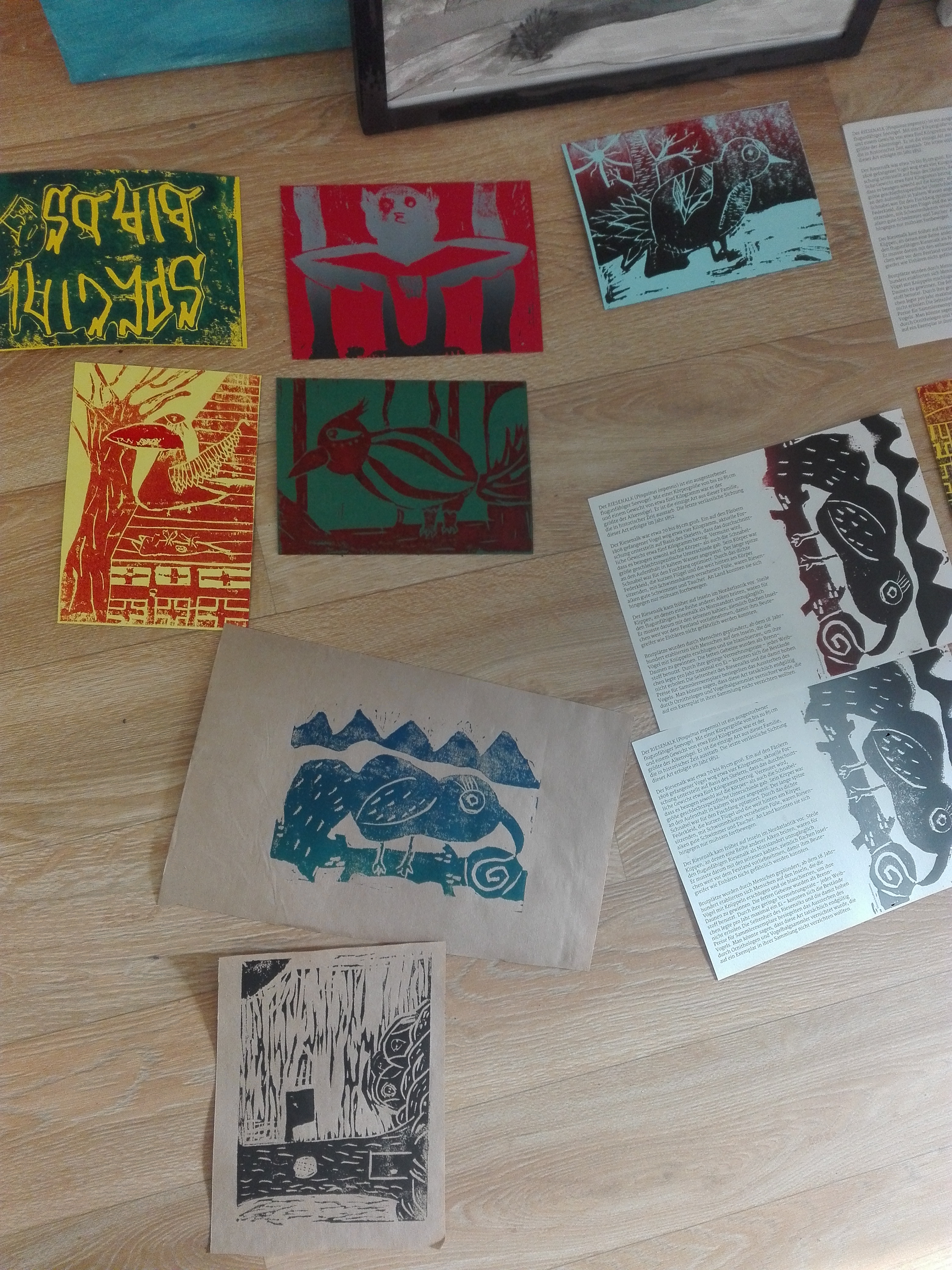 Medienpotpourri Linoldruck Special Birds